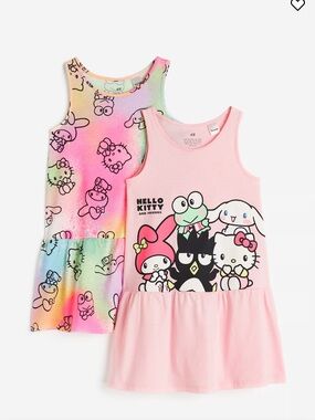 NWOT Sanrio cotton Tank Dress Set